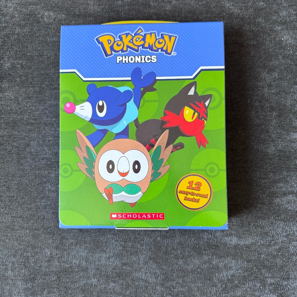 Pokemon phonics reading books